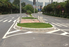 佛山祖庙路仿花岗岩路侧石